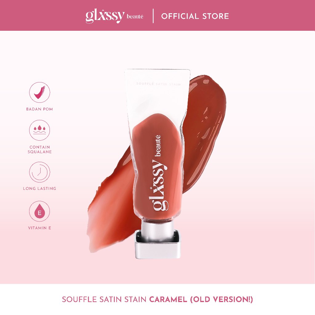 Glxssy Beaute Souffle Satin Stain Caramel - Lip Tint