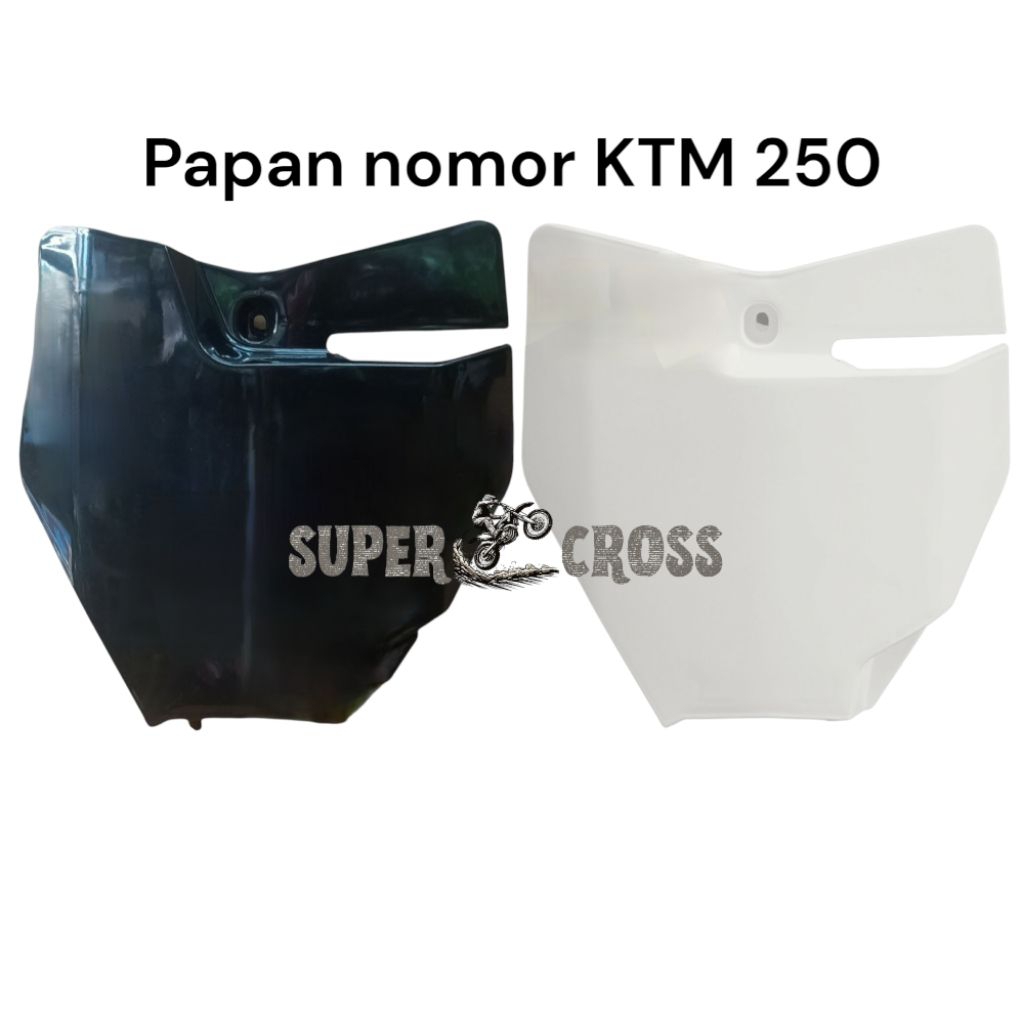 Papan nomor papan start KTM 250 2022 modifikasi motor trail