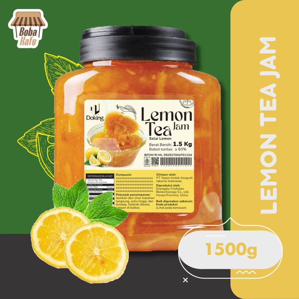 

Doking Lemon Tea Jam – 1.5 KG