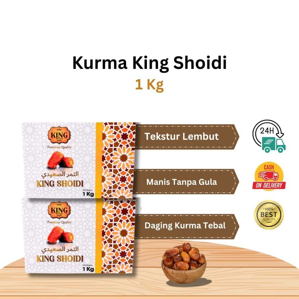 

Kurma Shoidi 1kg Kurma King Shoidi Kurma Lembut dan Manis