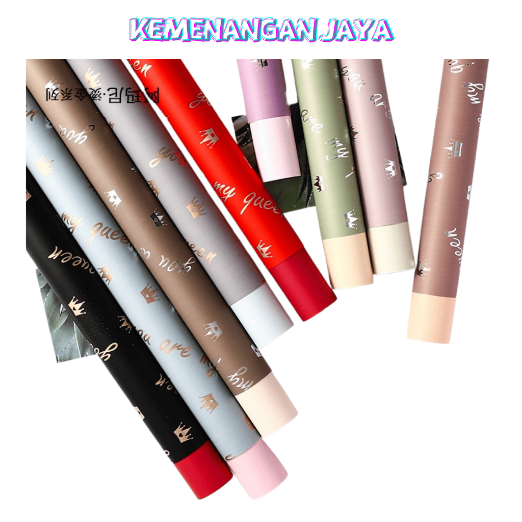 

Kertas Buket Bunga Dua Warna Flower Wrapping Paper Bicolor Premium Cotton Cellophane KB103