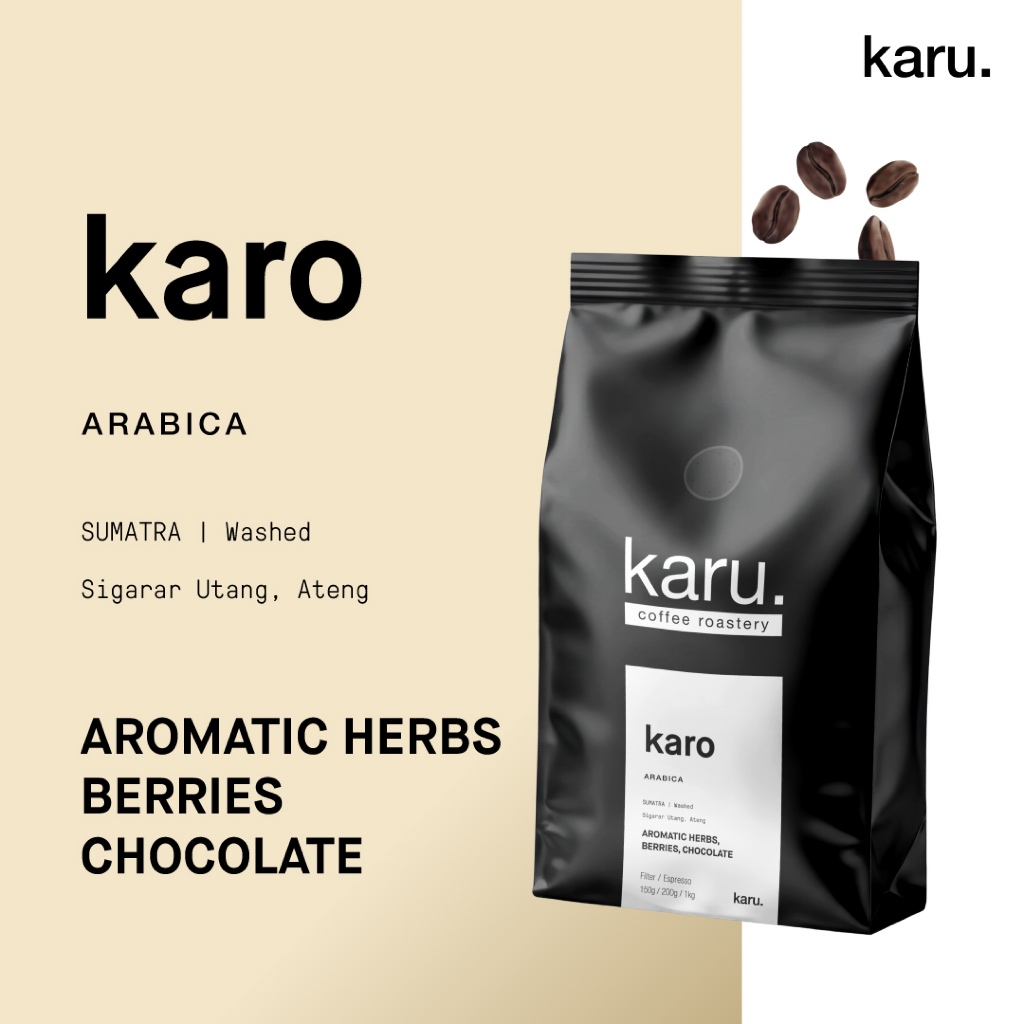 

Biji Kopi Arabika Karo Guruh Washed Sumatera 500gram