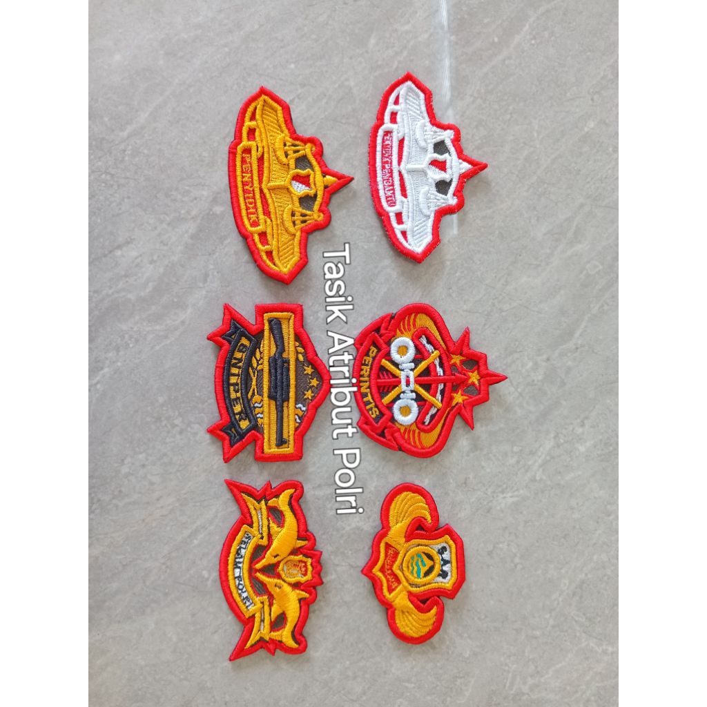 WING BRIVET POLRI BORDIR Timbul SATUAN