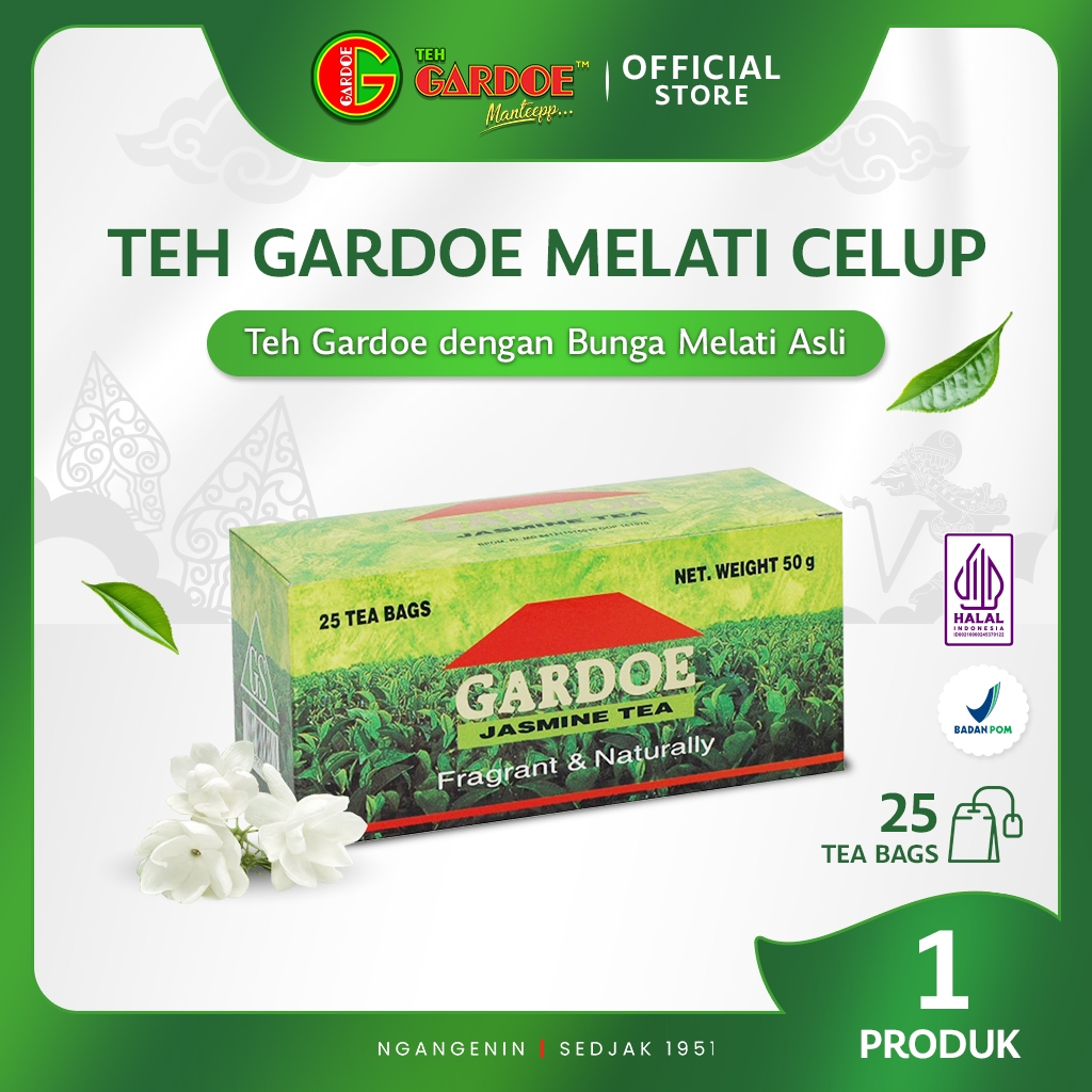 

Teh Gardoe Jasmine Melati Celup 25's 50 gr