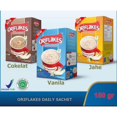 

Kejar Promo Oriflakes Bubur Sereal Ararut 150 Gram @5 Sachet.
