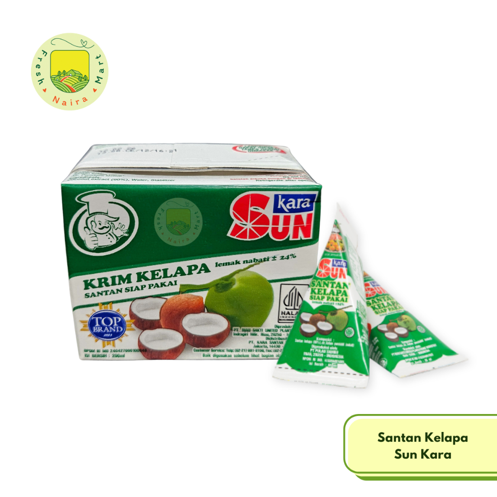 

Sun Kara Santan Kelapa Masak 65 200 ml