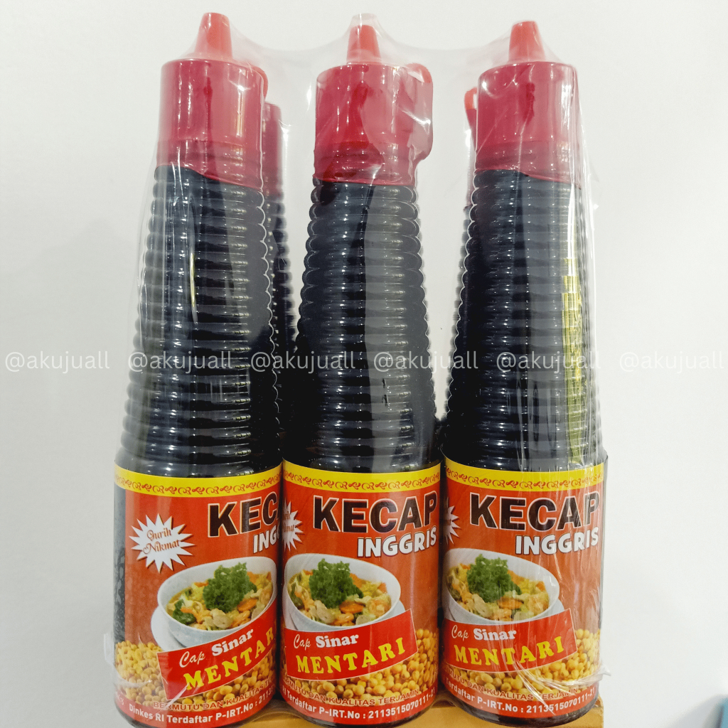 

SAOS INGGRIS CAP SINAR MENTARI / KECAP INGGRIS (MINIM BELI 3, BISA CAMPUR VARIAN)