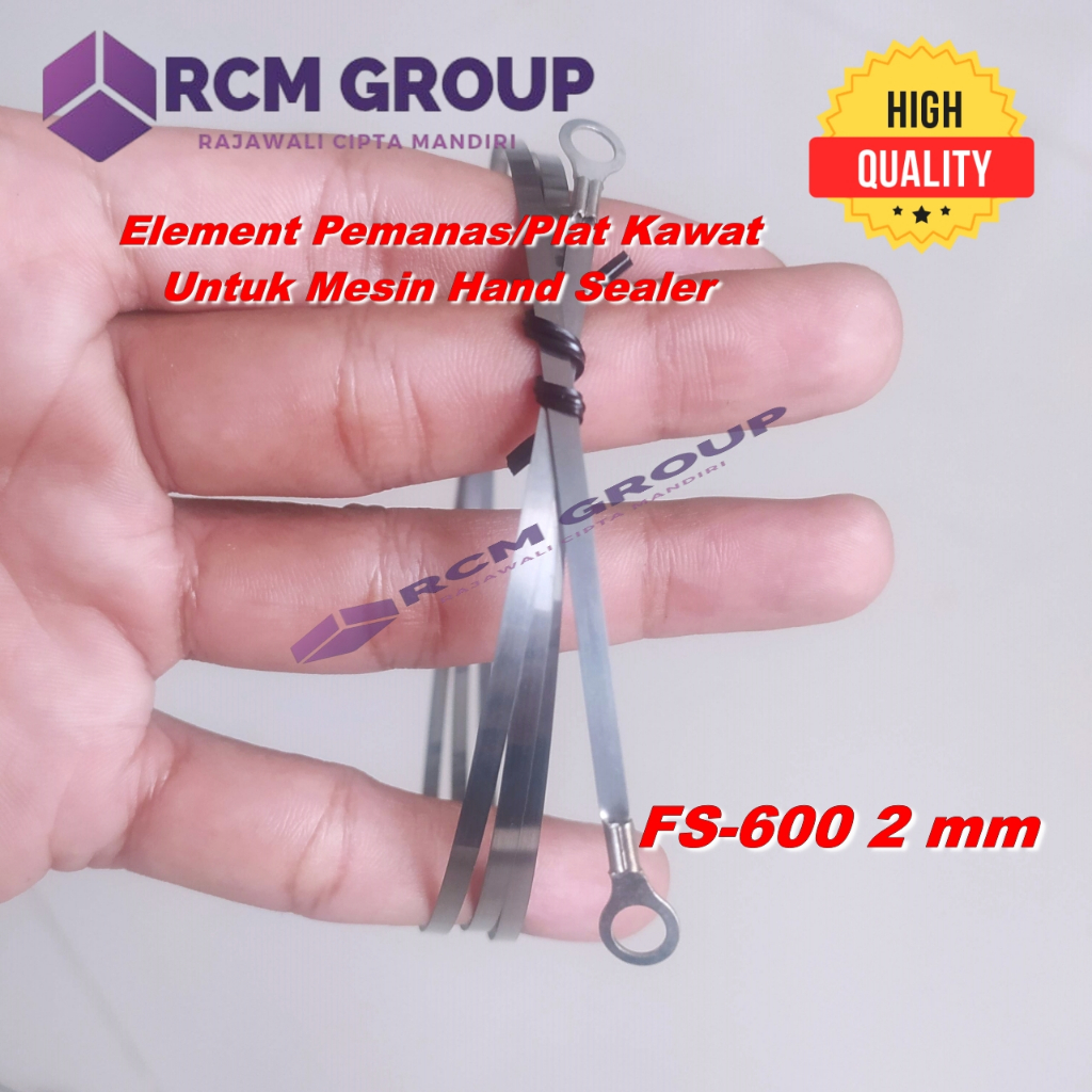 Plat Kawat Pemanas Mesin Press Hand Sealer Lebar 2mm Elemen Pemanas Hand Sealer FS-600