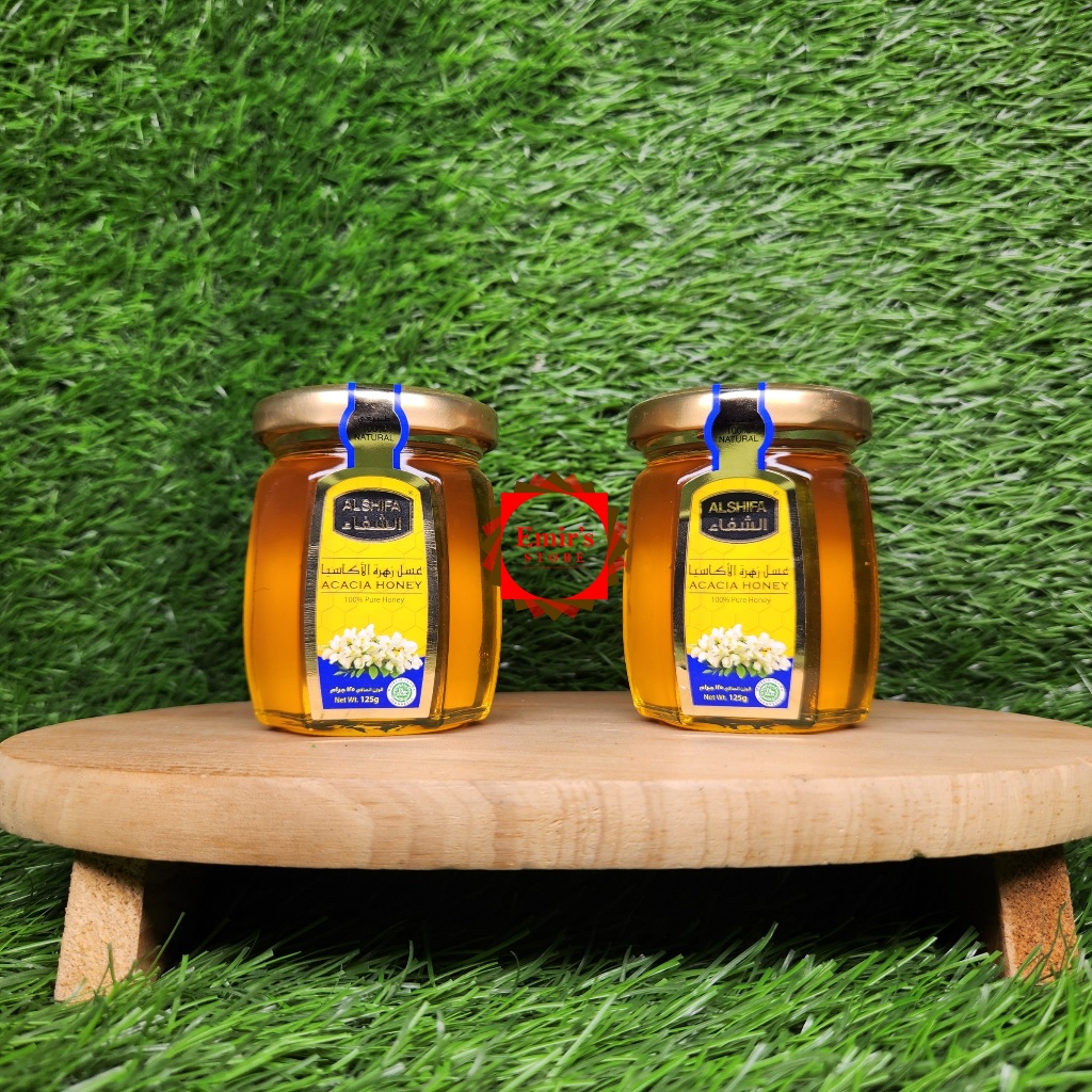 

Al Shifa Acacia Honey 125 Gr | Madu Al Shifa Acacia 100% Murni 125 Gr | Halal | Original