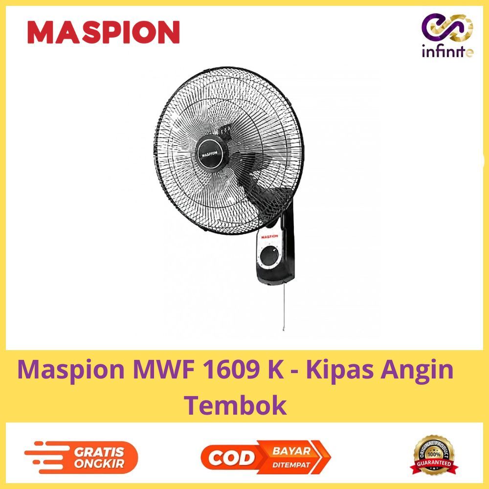 Kipas Angin Maspion - Maspion MWF 1609 K | Kipas Angin Tembok