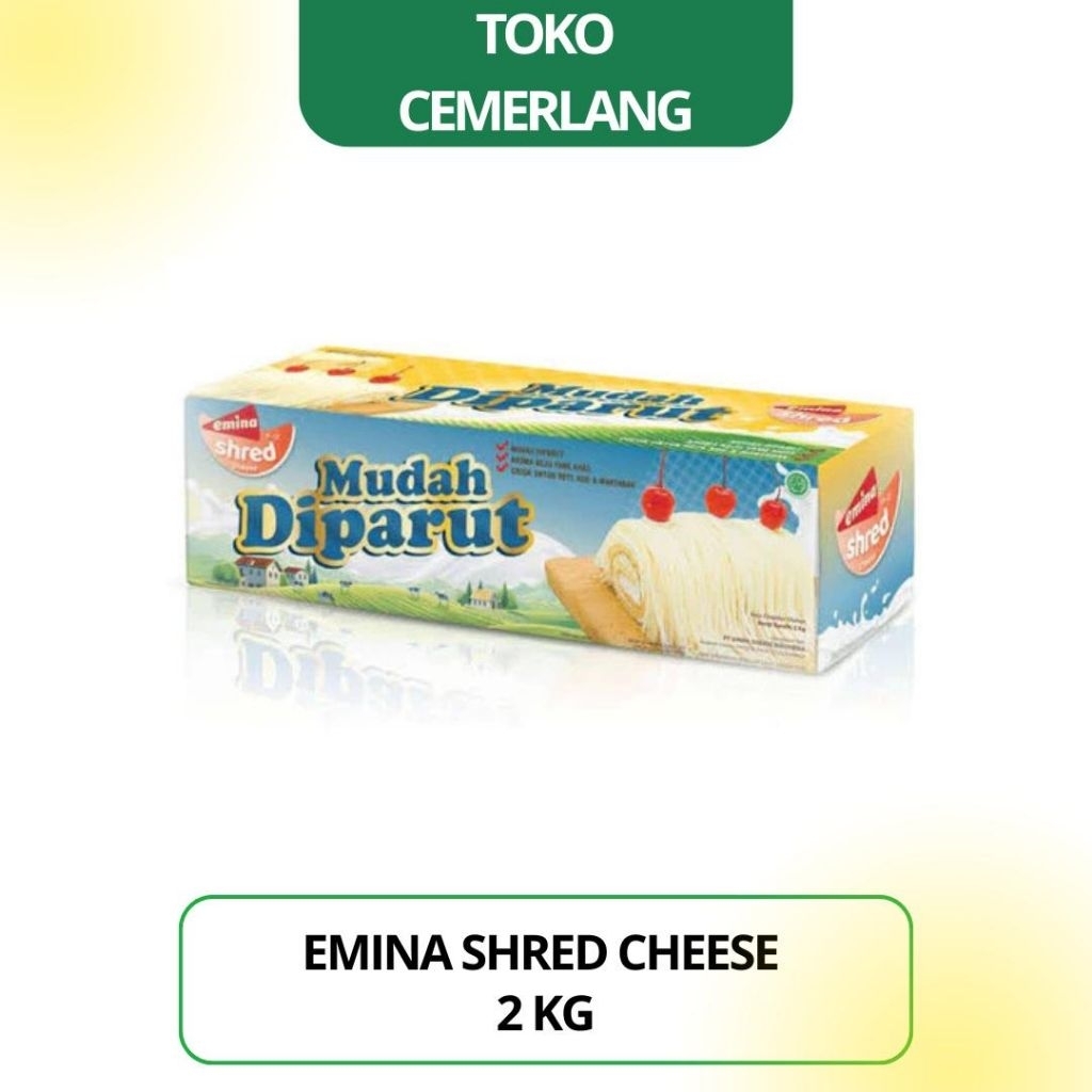 

Keju Emina Shred Cheese Cheddar 2 kg
