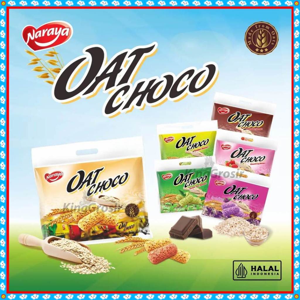 

Naraya Oat Choco 400gr / Camilan Oat Enak Sarapan Sehat