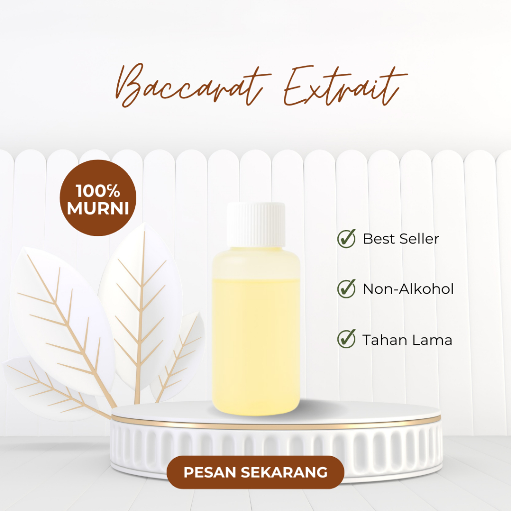 Bibit Parfume 100% Murni Premium Baccarat Extrait