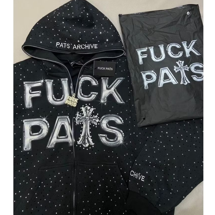 Hoodie Zipper FuckPats V1