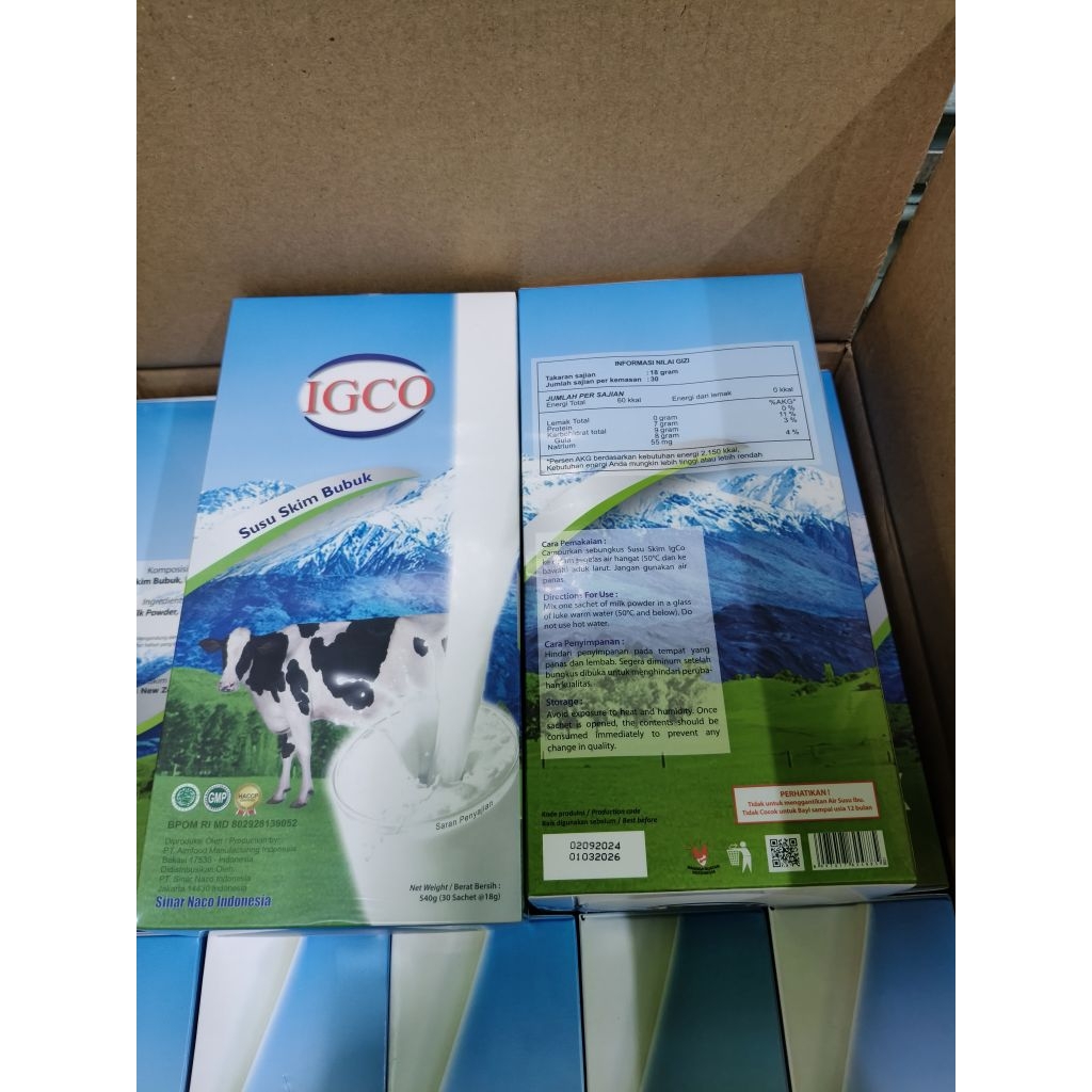 

SUSU IGCO SUSU COLOSTRUM ISI 30 SACHET
