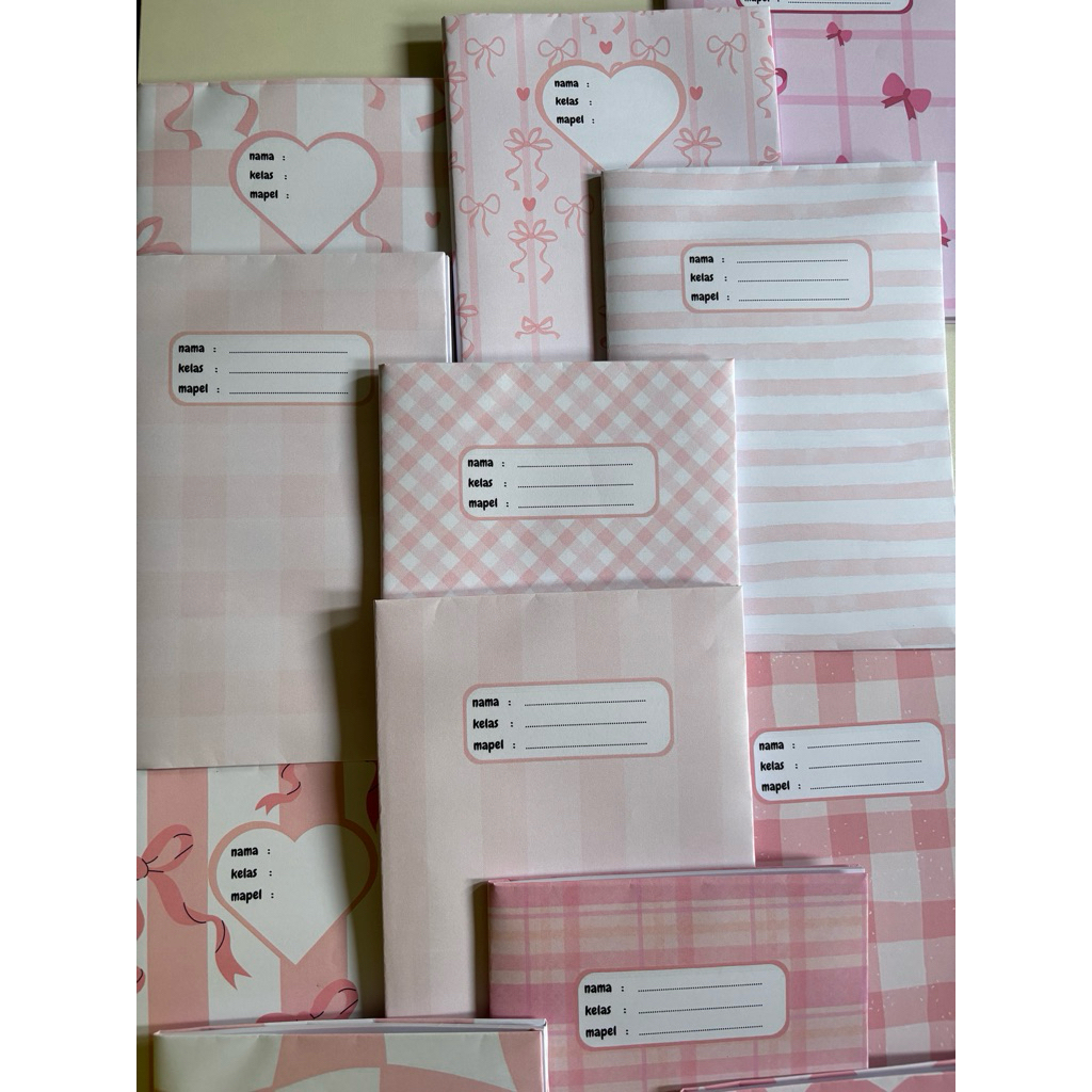 

Sampul Buku Tulis Aesthetic | Sampul Buku Bigboss & Sampul Buku Sidu (10pcs)