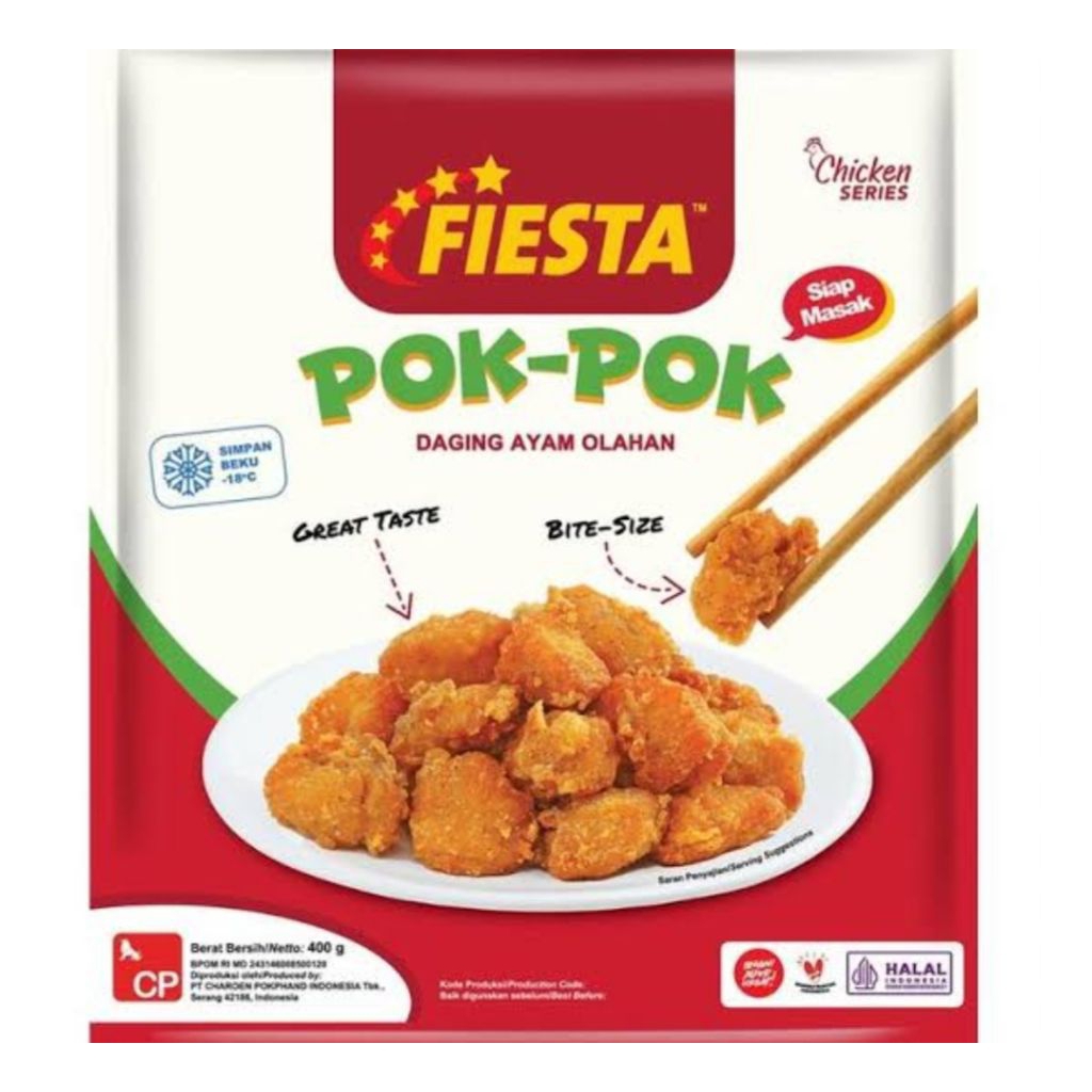 

FIESTA POK-POK AYAM (DAGING AYAM OLAHAN) 400 GRAM / BELI 2 DAPAT 3 FIESTA POKPOK 400GR 2PCS FREE FIESTA READY TO GO SOSIS SIAP MAKAN 1PCS/ PROMO BELI 2 DAPAT 3