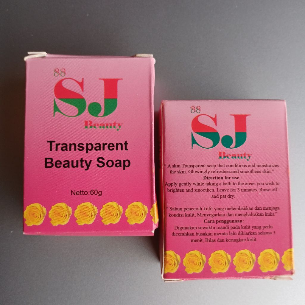 [12pcs] Sabun SJ Beauty Trasparent Soap BPOM