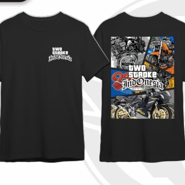 T-Shirt Kaos Two Stroke Indonesia GTA Version Ninja RR Old Premium High Quality