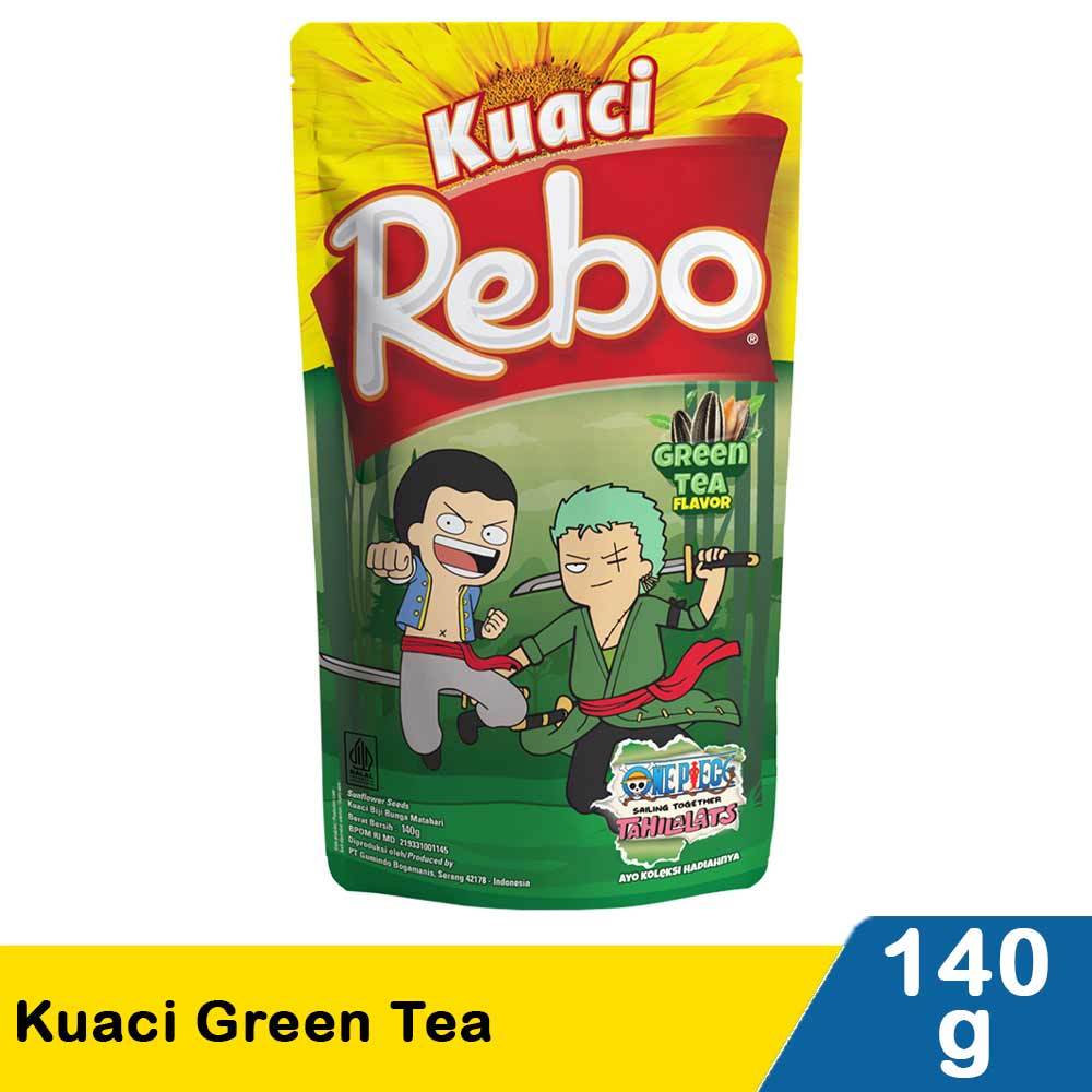 

[oddsolshop] pekanbaru/Rebo Kuaci Green Tea Flavor 140GR Biji Bunga Matahari One Piece Teh Hijau