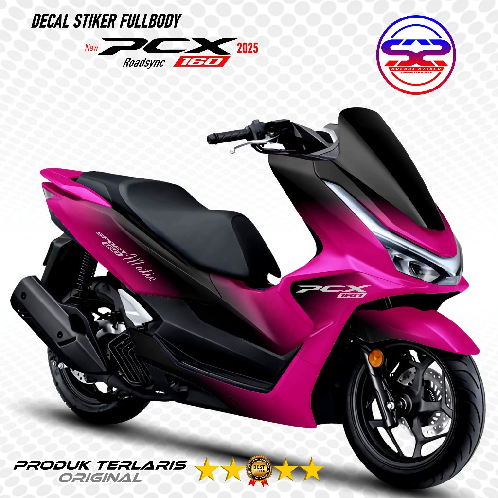 Stiker Decal  Motor PCX 160 New 2025 Stiker List Body Honda Pcx160 Cutting Sticker Variasi Terbaru