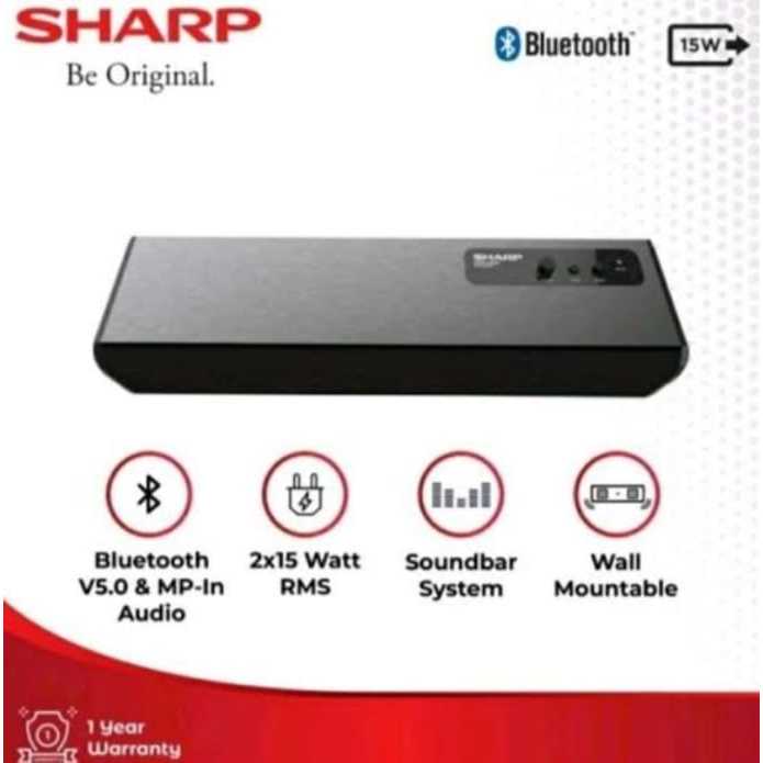 SHARP Active Speaker CBOX-SBT300BL (Unit Eksdisplay)