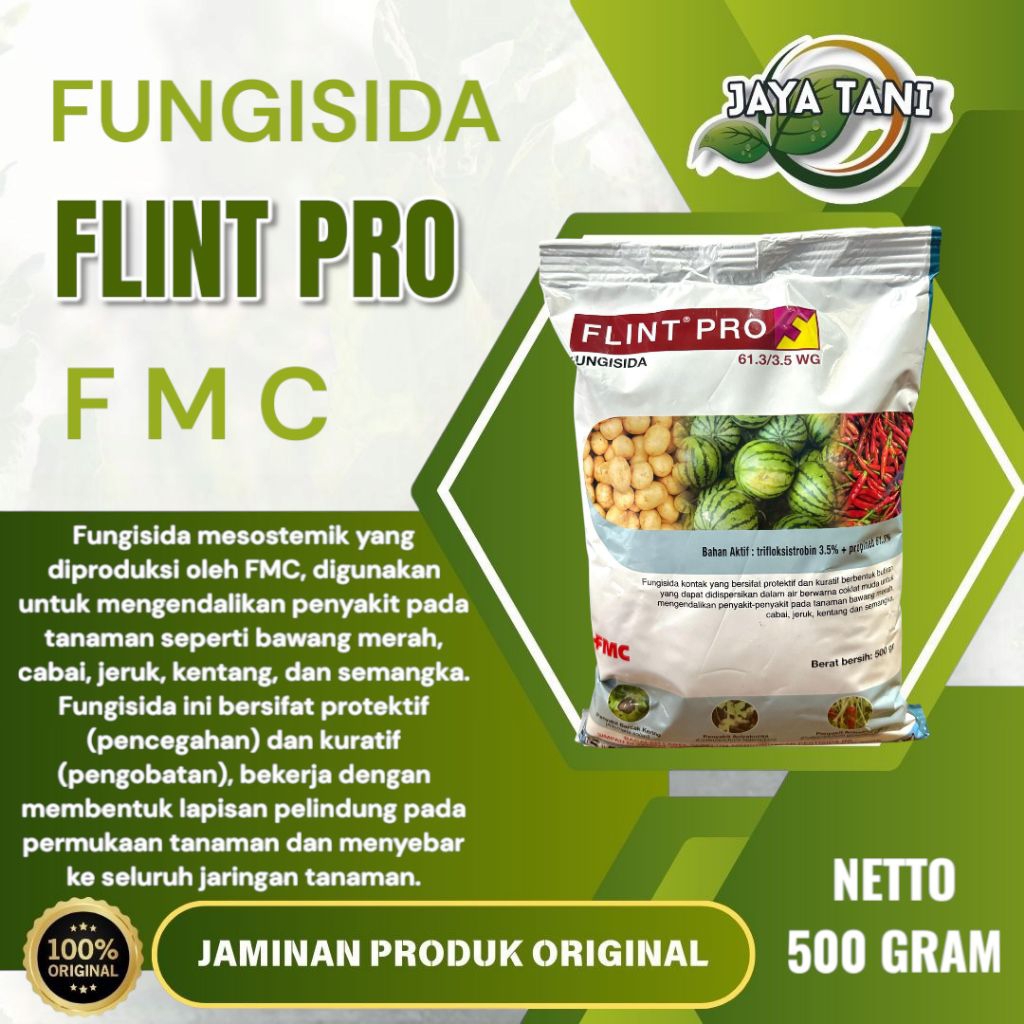 Fungisida FLINT PRO 61.3/3.5WG 500gram - FMC