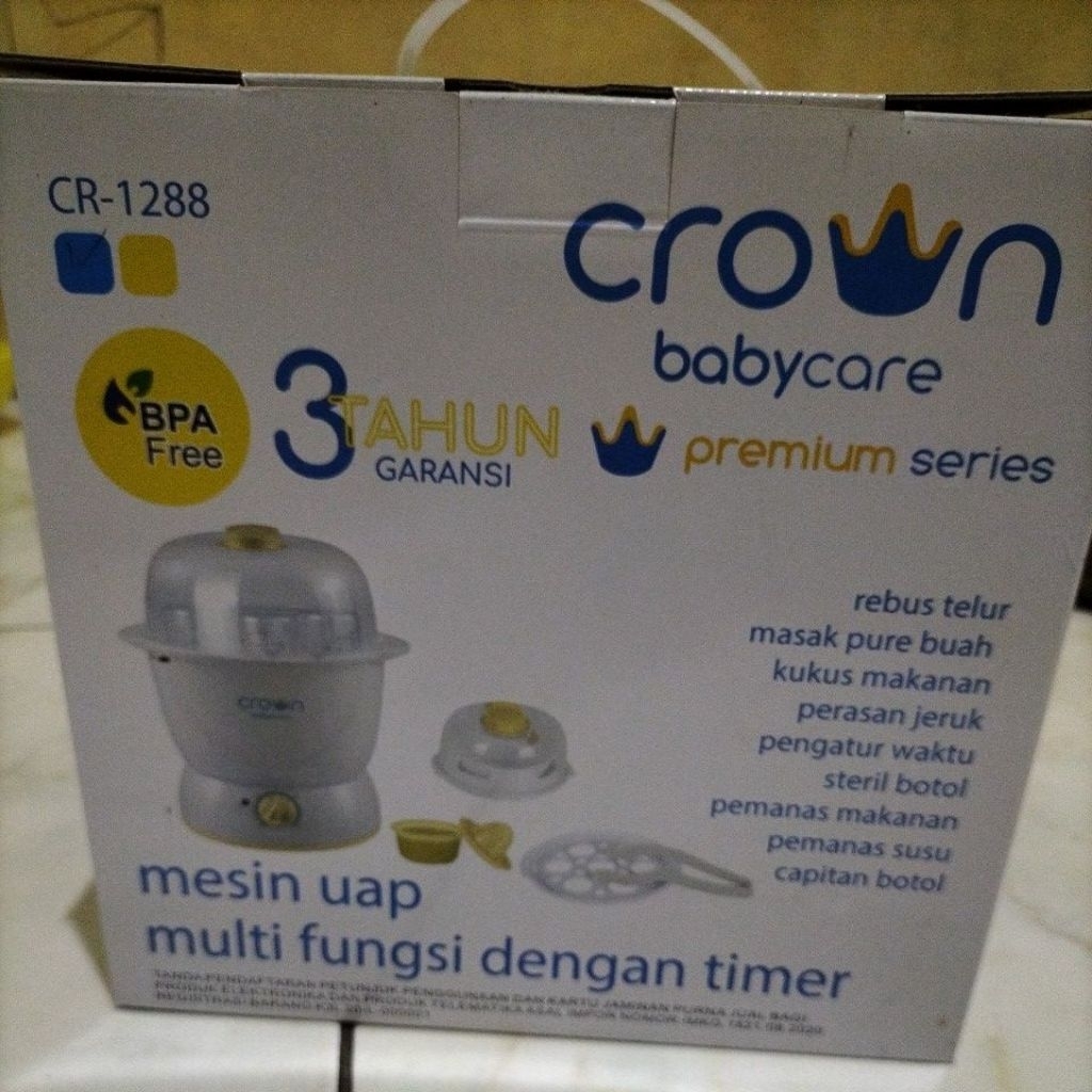 prelovedCrownBabycareSterilBotolASI/Susu