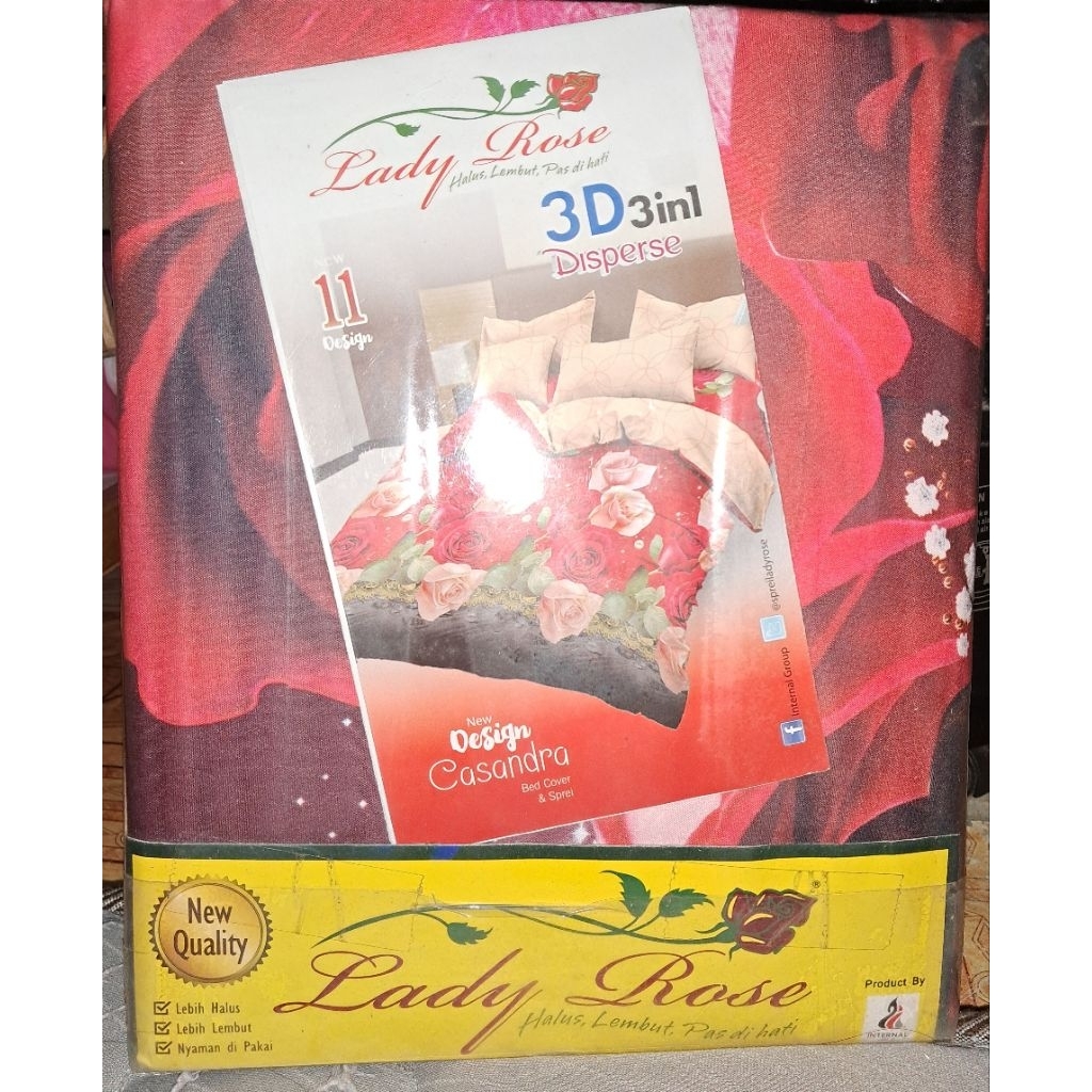 jual murah sprey lady rose size king uk 180x200