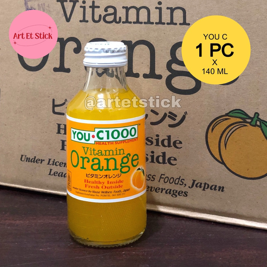 

YOU C 1000 Vitamin Orange 140ml Botol Kaca