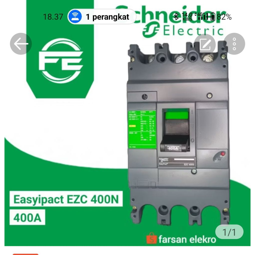 mccb bereker 300a 350a 400a