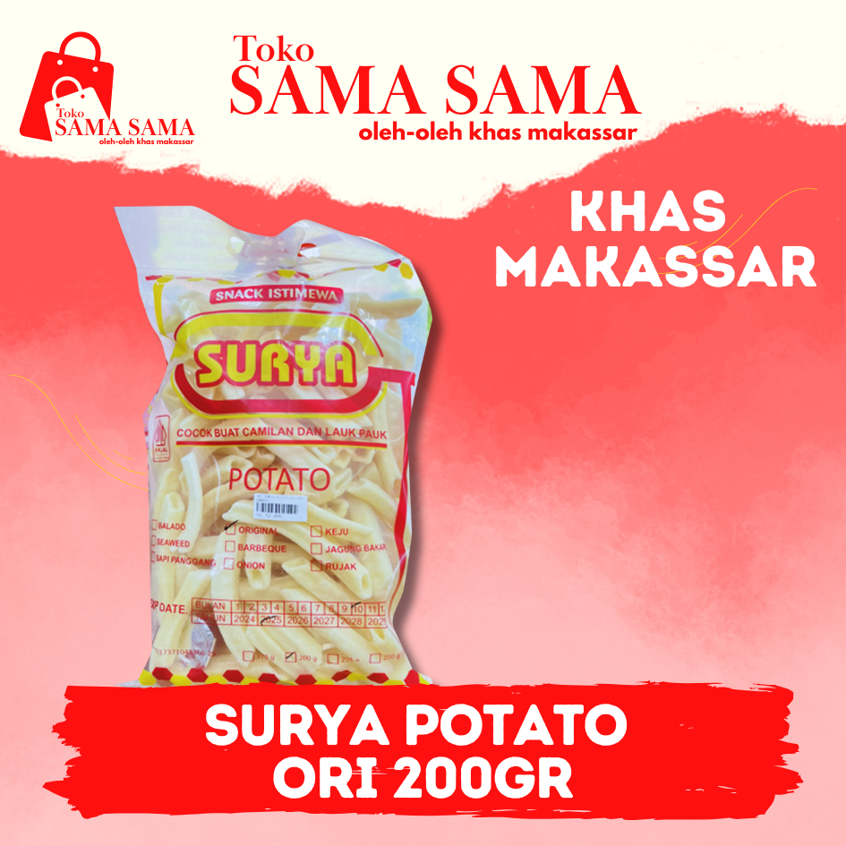 

SURYA POTATO ORIGINAL 200GR