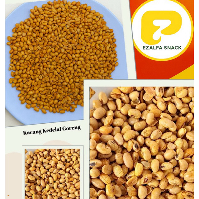 

Kacang Kedelai Goreng gurih renyah 500gr. Snack Camilan Kacang Gurih