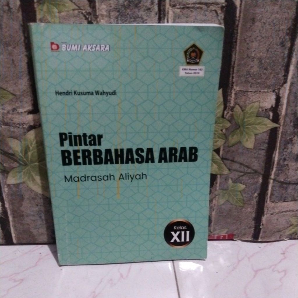 Pintar Berbahasa Arab untuk Madrasah Aliyah kelas XII