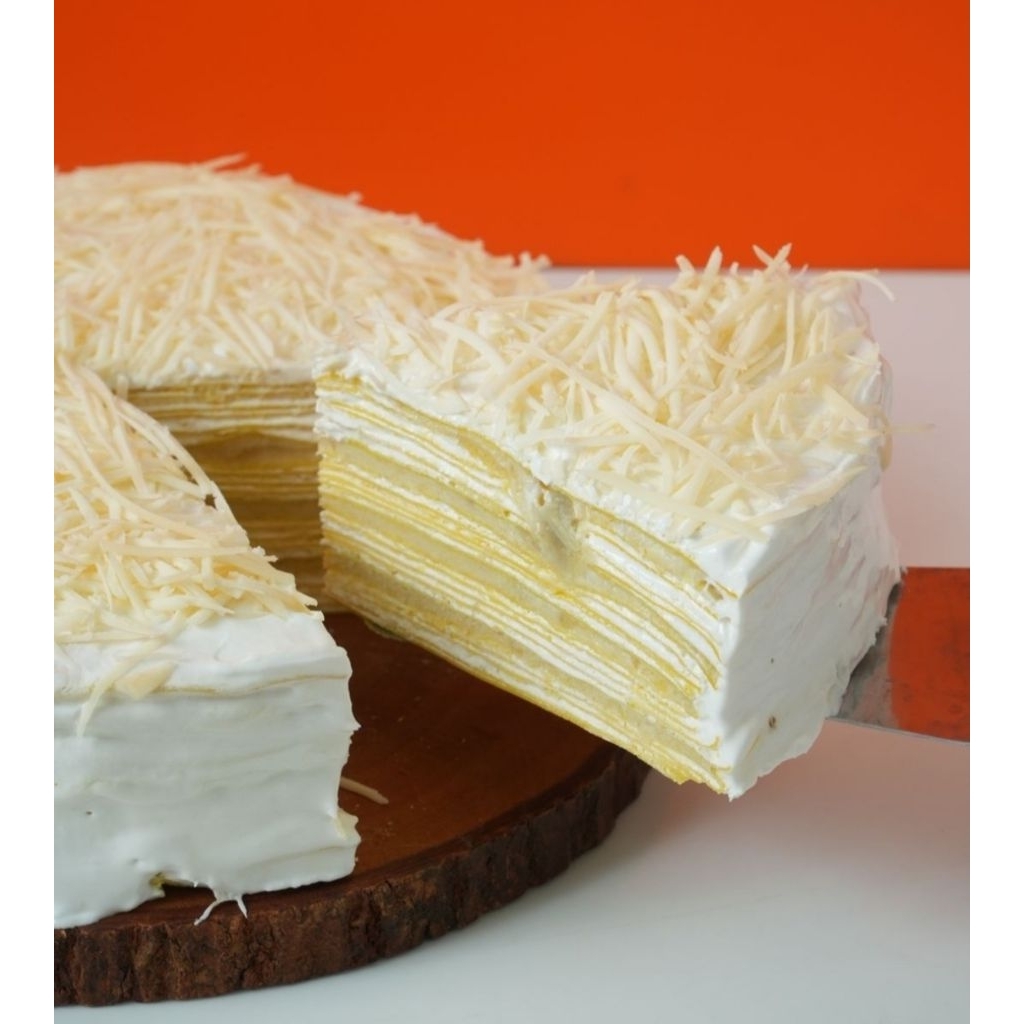 

Milles Crepes Durian, Daging Durian dan Creamy