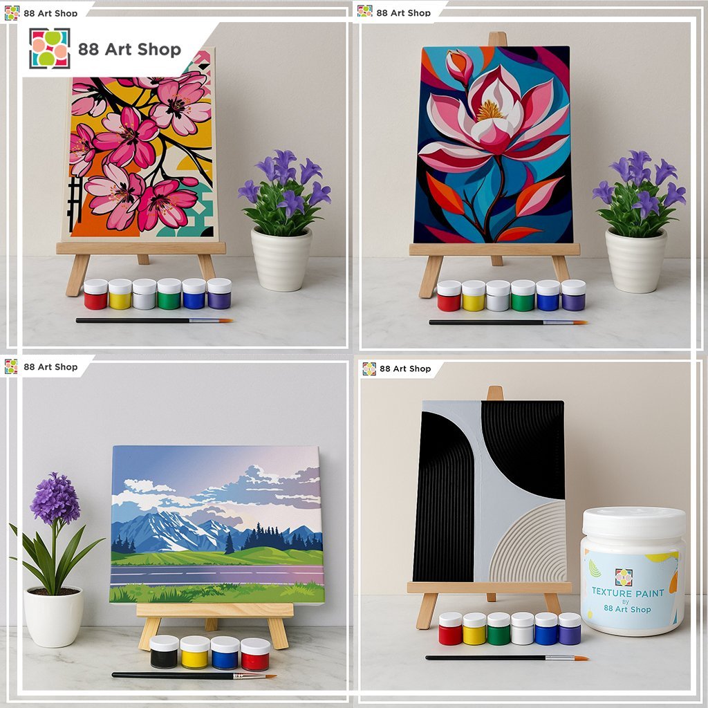 

88 ART - 30 X 40 DIY PAINTING BY NUMBERS / PAKET MELUKIS / PAINTING KIT