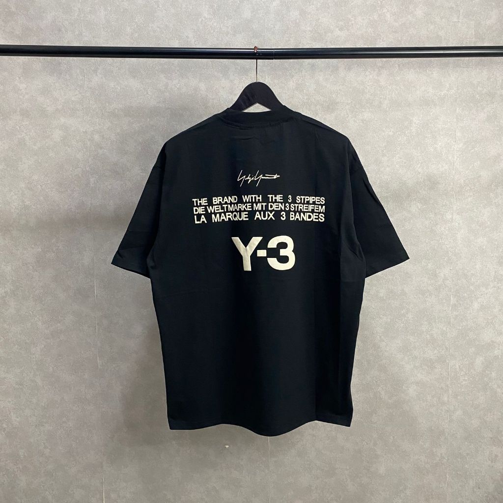 New Arrival Kaos Y`-3503 Yohji Yamamoto Unisex Oversize Atasan Pria Oversize Baju Pria Oversize