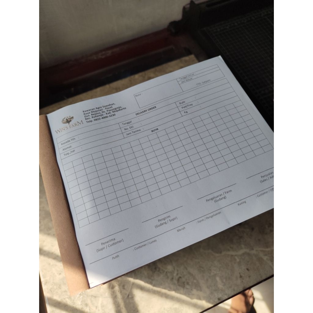 

Nota Custom 1/2 Folio FREE DESAIN Bebas Request