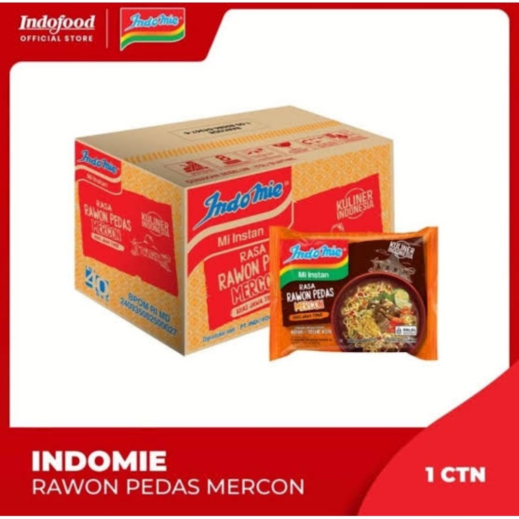 

Indomie Rasa Rawon Mercon 1 Dus