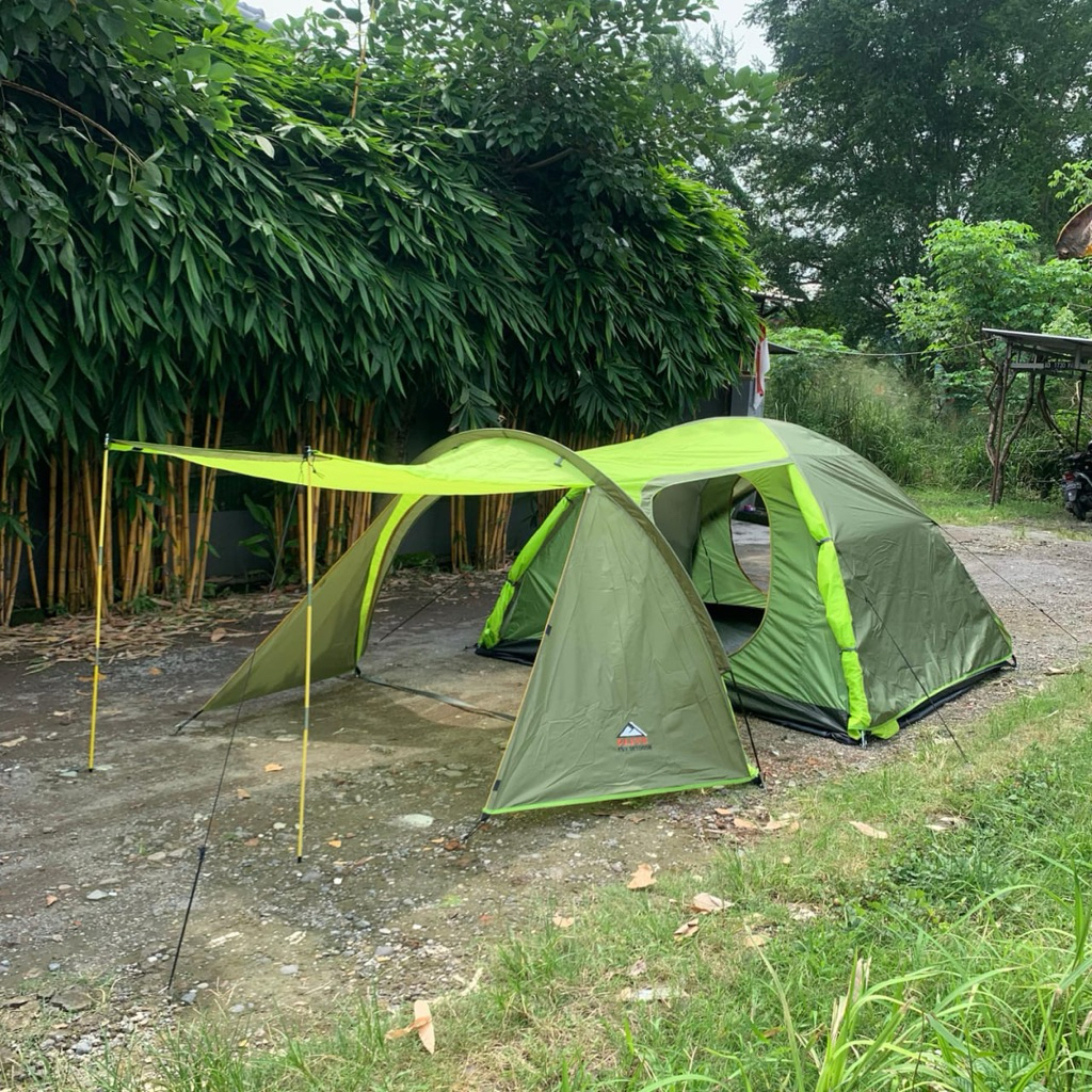 Tenda Camping Family 4-5 Orang Tenda LWY Elite 4P