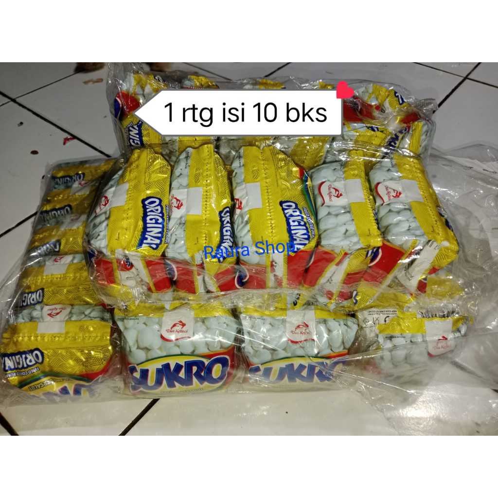 

SUKRO RENCENG ORIGINAL IS ( 10 SACHET X 18 GRAM ) - SUKRO DUA KELINC ISI 10 SACHET