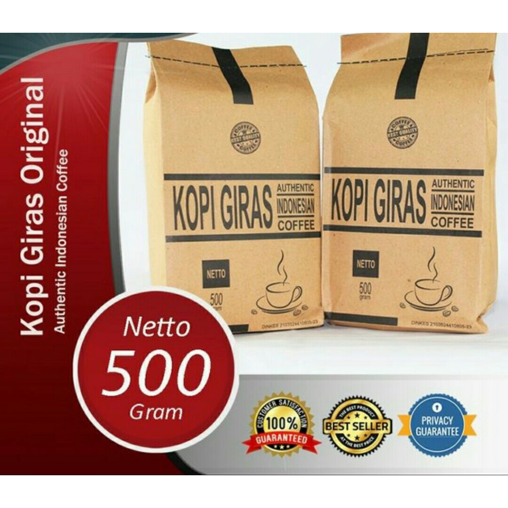 

Kopi Giras Kopi Robusta Asli Gilingan Halus Tanpa Campuran