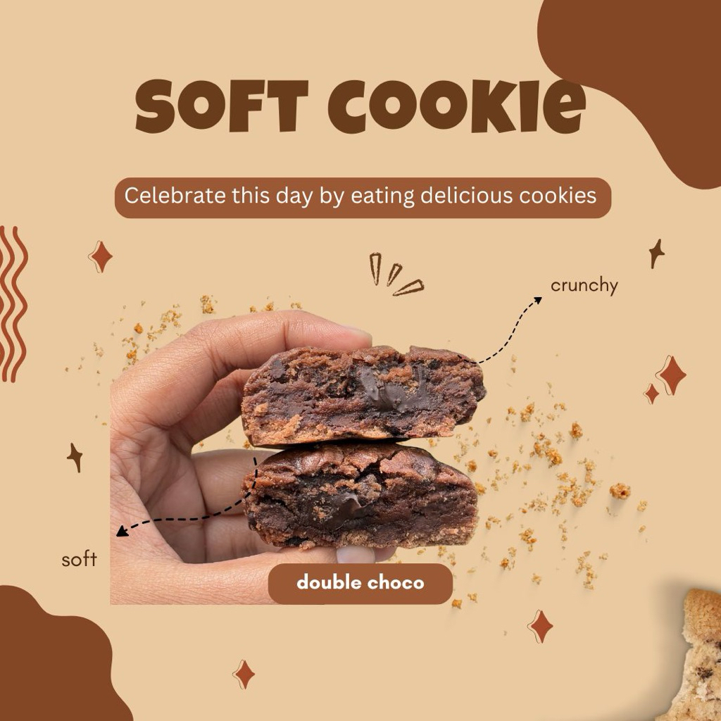 

DOUBLE CHOCO COOKIES by @sweetcrumbake