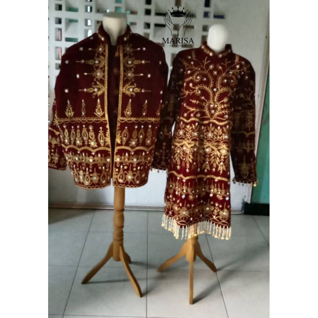 Baju pengantin adat palembang