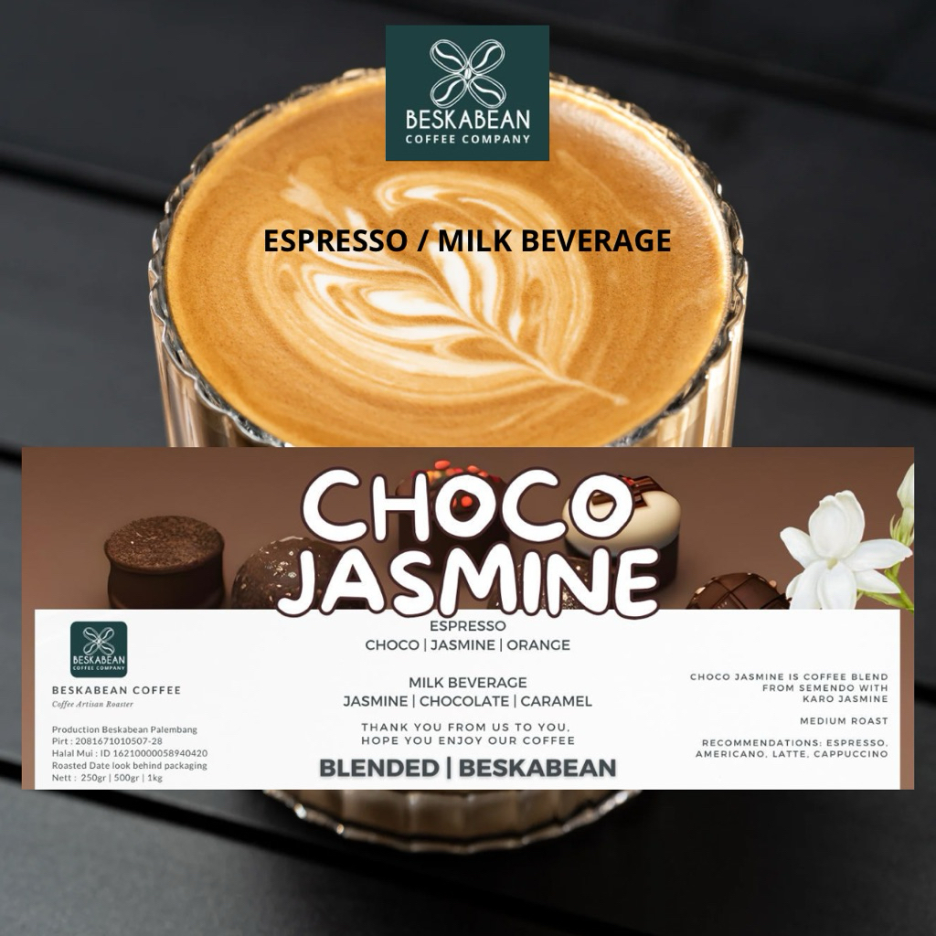 

kopi espresso blend choco jasmine | Beskabean | Blend 100% arabica