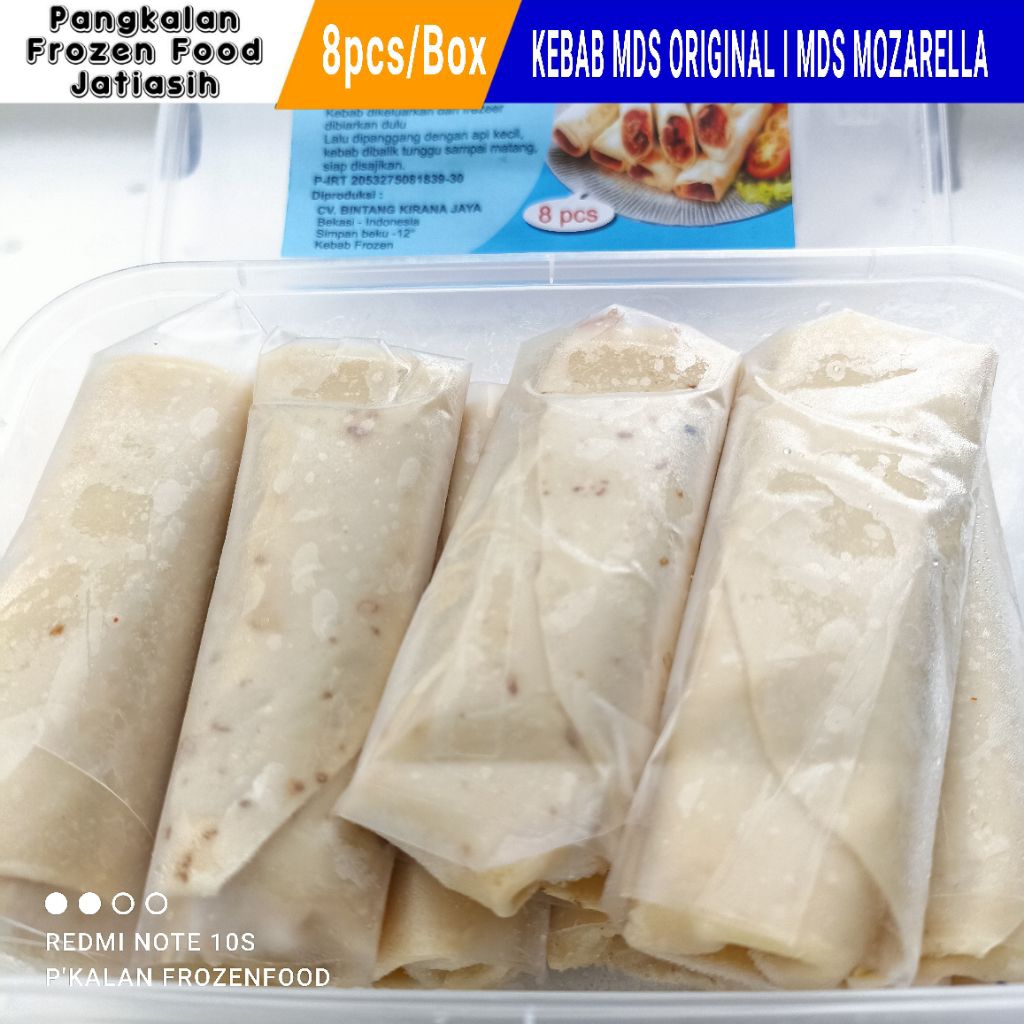 

Kebab Mozarella I Kebab Original MDS I Isi 8Pcs