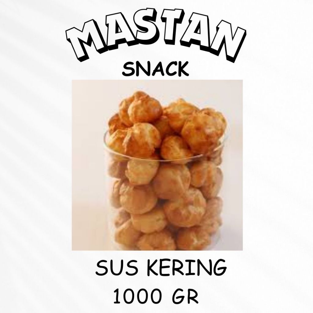 

[1kg] Cemilan Sus Kering Renyah Gurih Murah