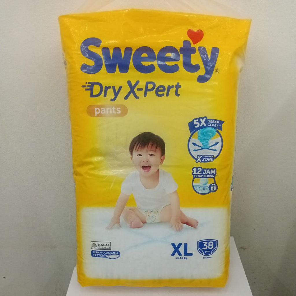 PAMPERS SWEETY BRONZE PANTS XPERT XL38 S