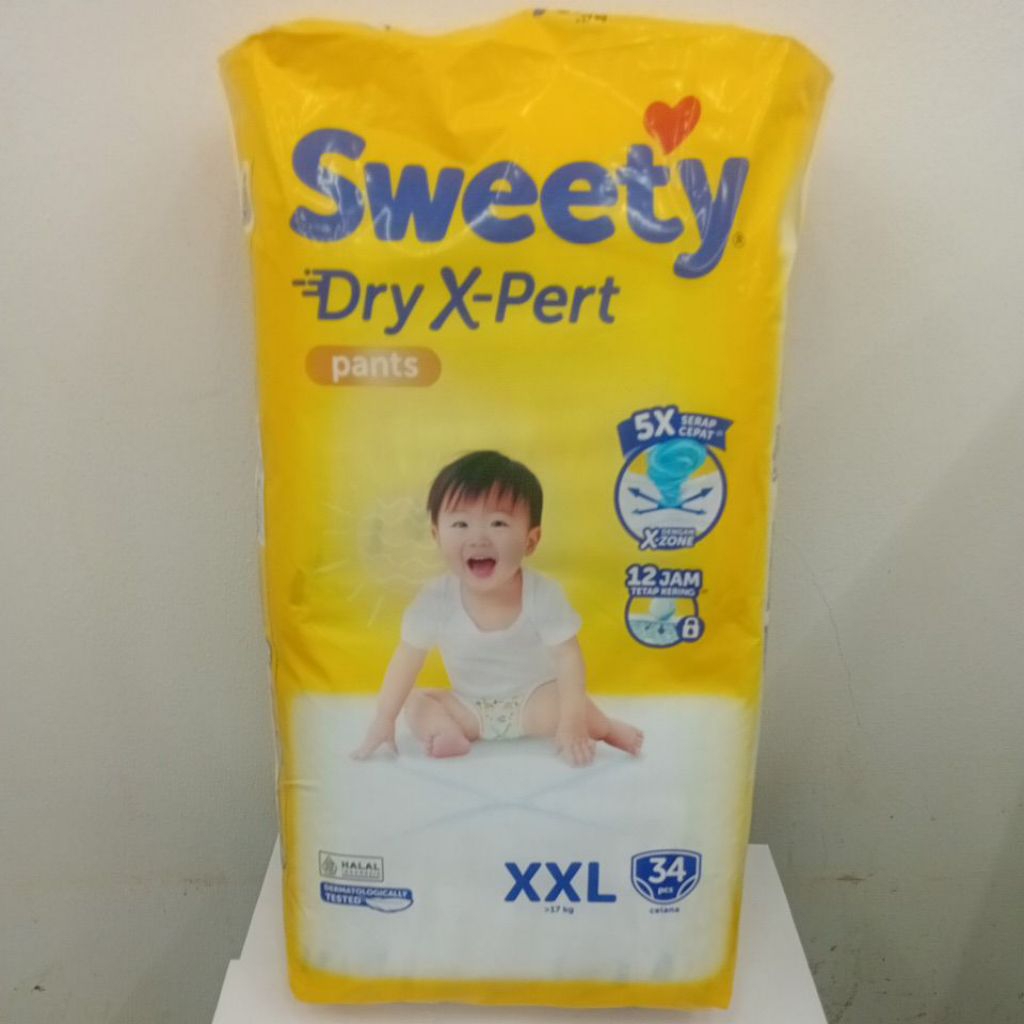 PAMPERS SWEETY BRONZE PANTS XPERT XXL34 S