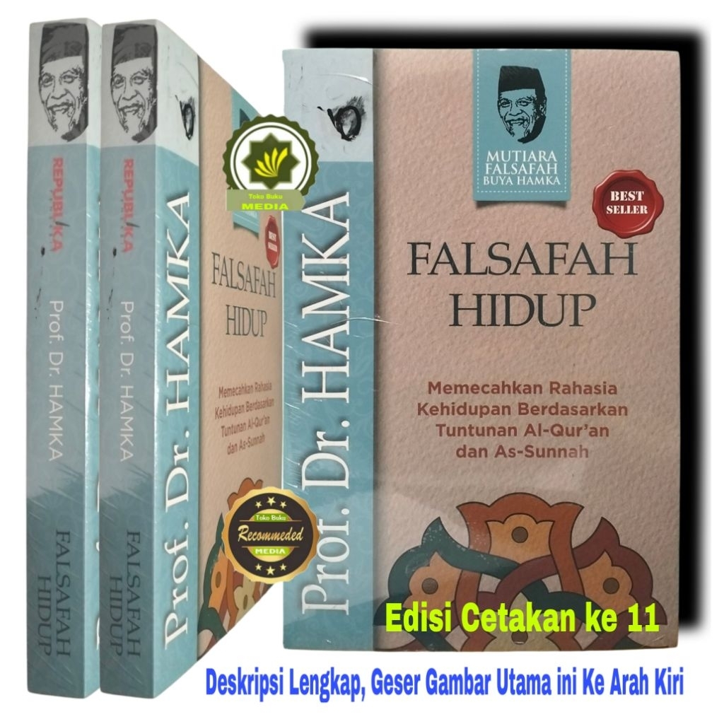 Buku BUYA HAMKA FALSAFAH HIDUP Mutiara Kehidupan Rahasia Hidup Manusia FILSAFAT HIDUP Filosofi Kehid
